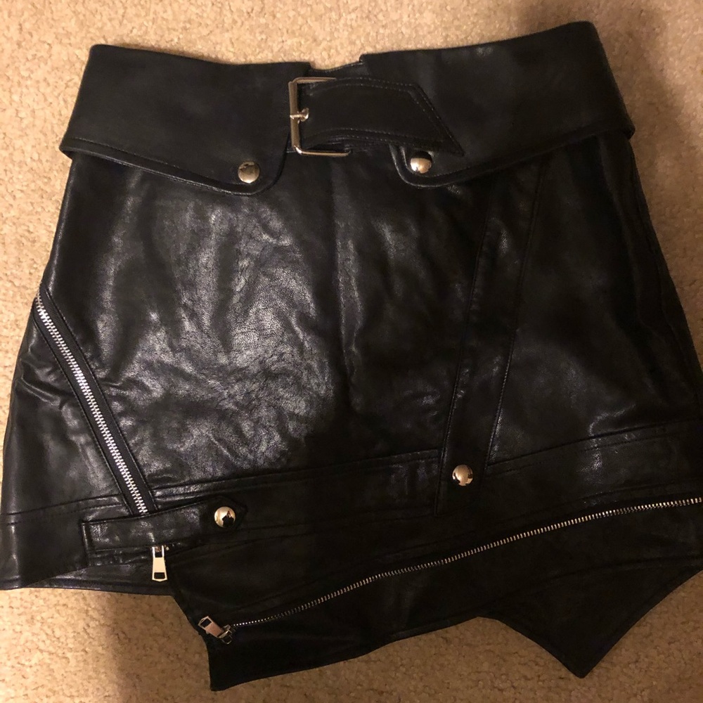 NWOT Leather skirt